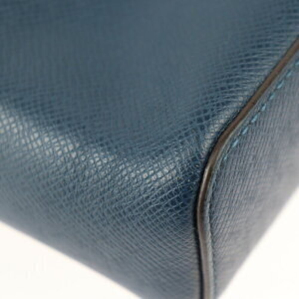 LOUIS VUITTON Anton Messenger Taiga Shoulder Bag Blue Marine Leather - Picture 5 of 9